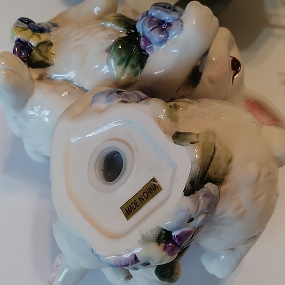 Easter Bunny rabbit set of salt and pepper - Picture 7 of 11